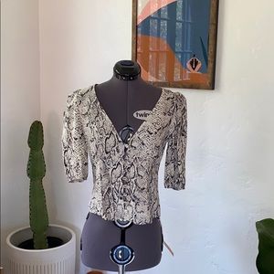 Reformation rattlesnake Eliana top